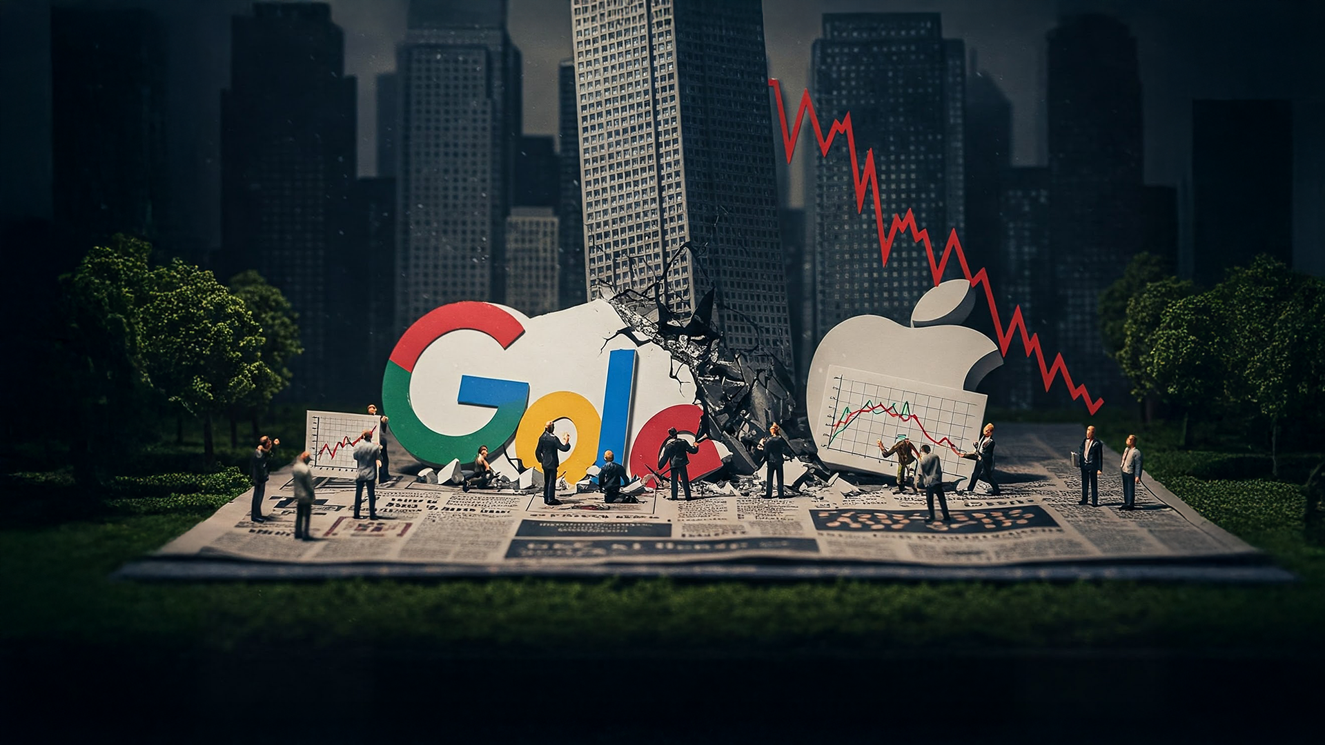 google et apple actions